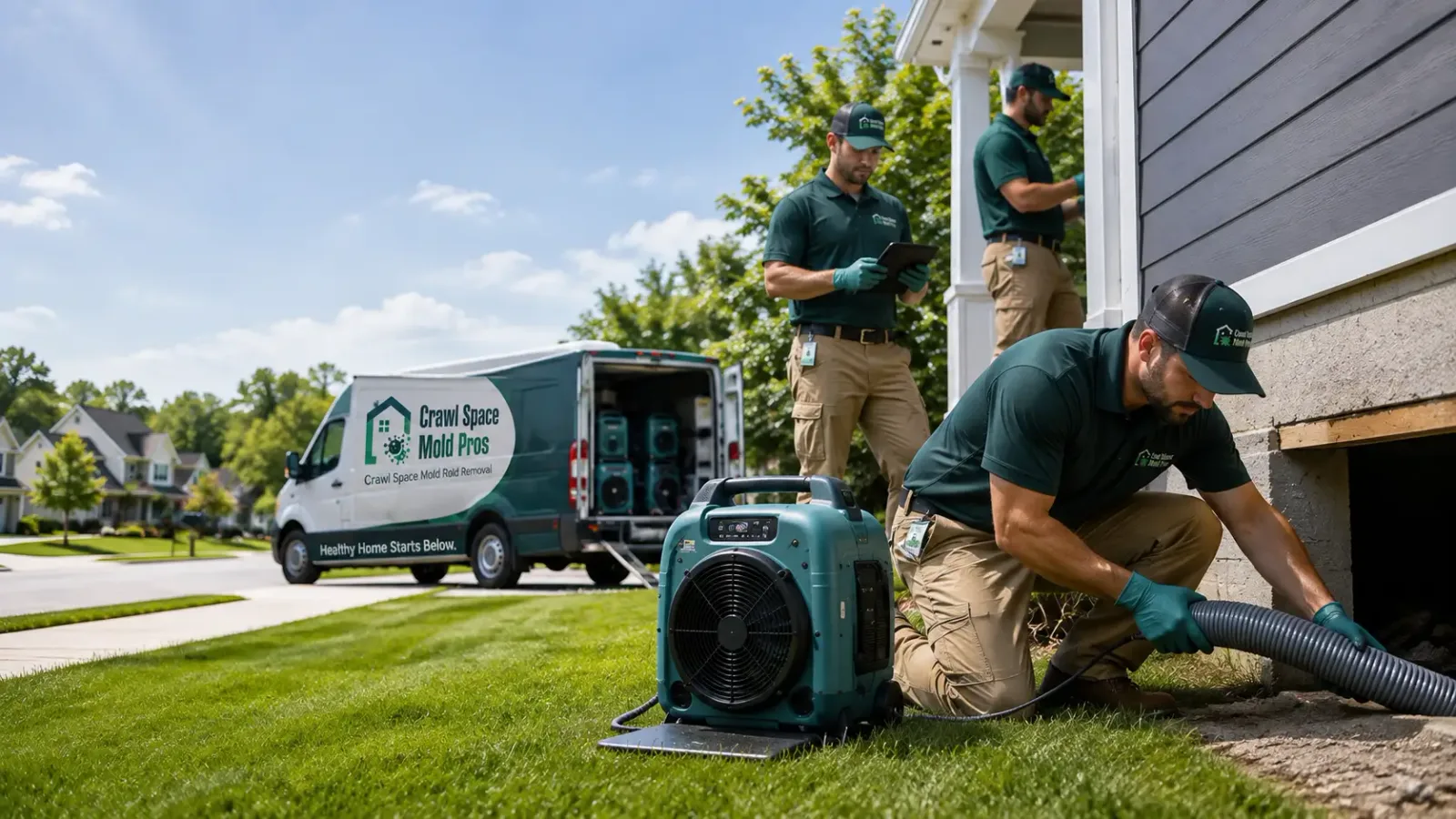 Crawl Space Mold Removal in Algona, IA